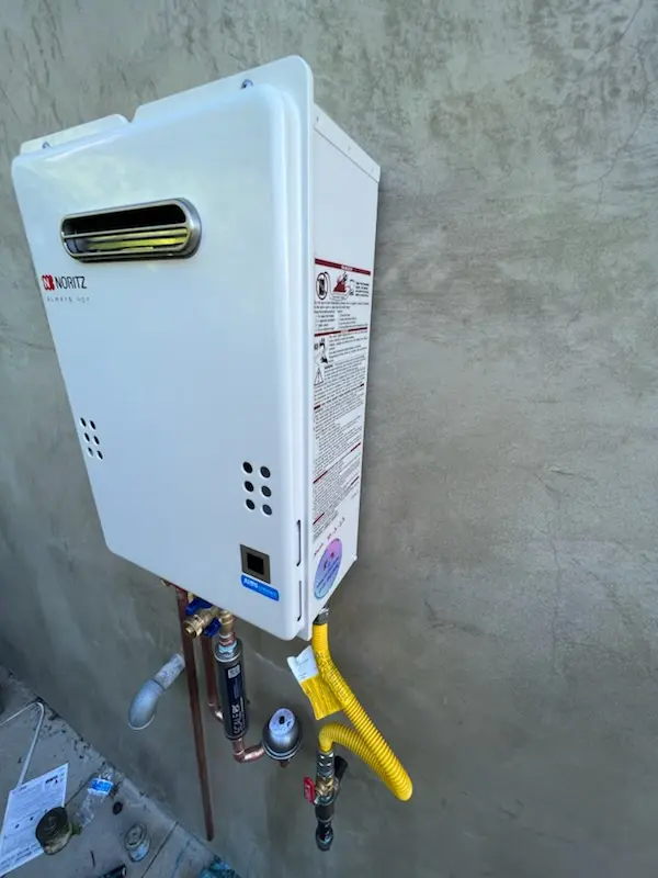 Tankless water heater installation for Patio Springs homes